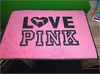 Love Pink doormat