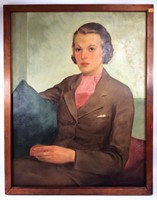 Oil Portrait "Eleanor" by David E. McMirra,