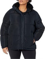 WomensSherpa Lined Hooded Puffer Jacket (XL)