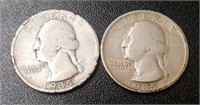 1935-P & 1935-D U.S. Quarters