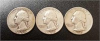 1950-D/S/P U.S. Quarters