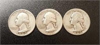 1943-P/D/S U.S. Quarters