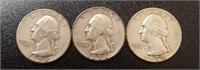 1954-S/D/P U.S. Quarters