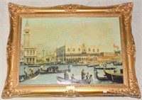 Canaletto View of The Ducal Palace Canvass Print