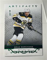 2021/22 Brad Marchand UD Artifacts 59/99 card