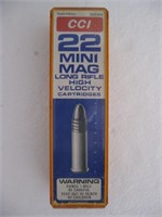 22 LR Mini Mag Ammo, 100rds CCI