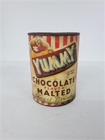 Yummy chocolate flavor malted drink can no lid