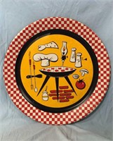 1950s Metal 19" Kitchen Grill Plate