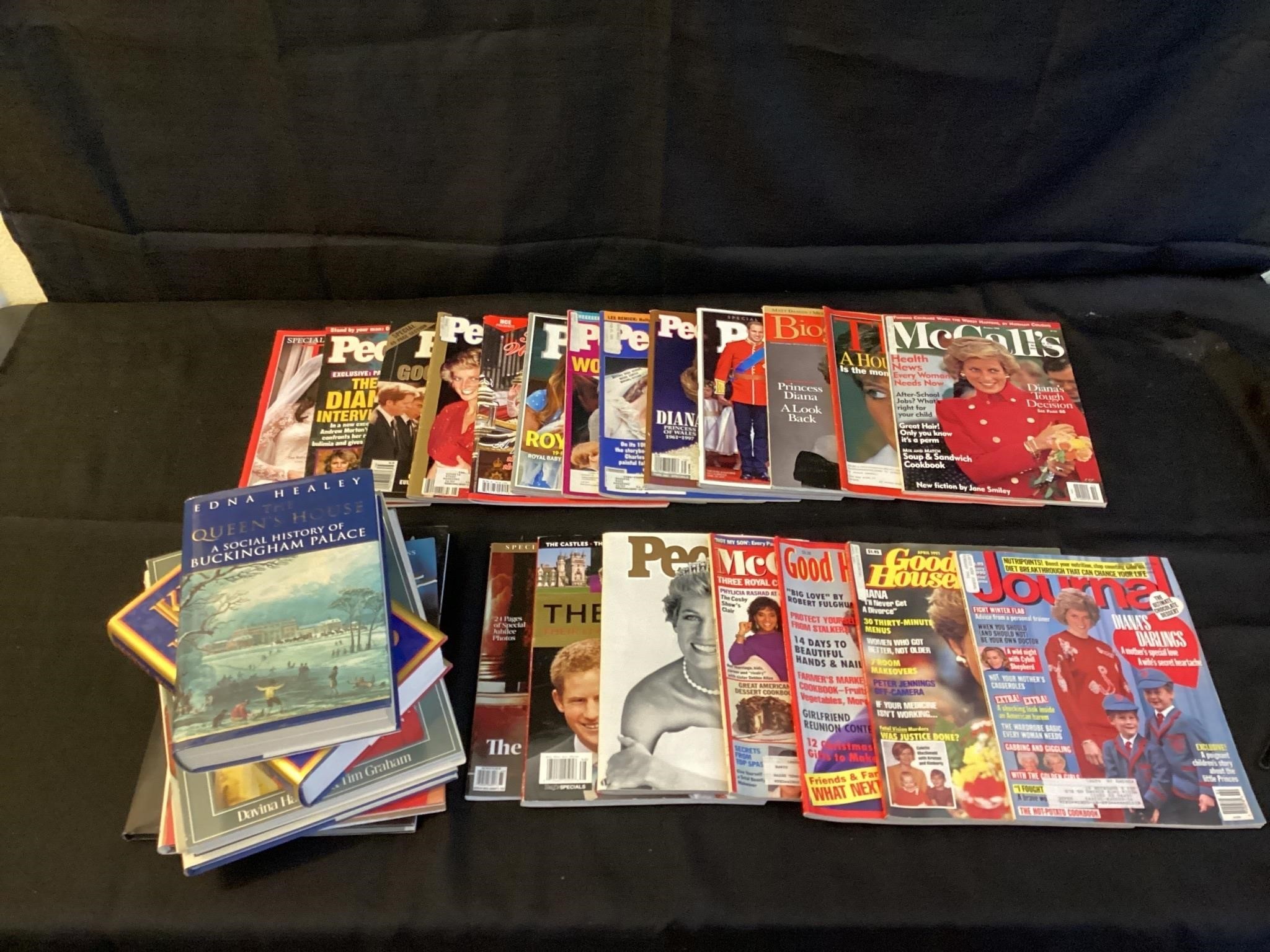 Royalty magazines and books- Princess Diana
