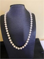 Vintage Pearl  Strand with intricate Clasp Hand