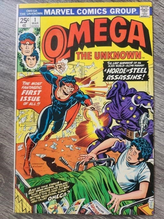 Omega the Unknown #1 (1976) 1st OMEGA the UNKNOWN