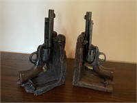 Pistol bookends