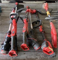Lot of Craftsman Battery Lawn Tools