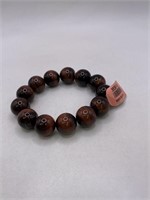 NEW RED TIGERS EYE BEAD BRACELET