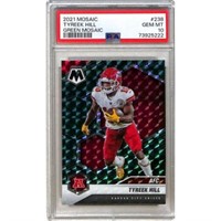 2021 Mosaic Green Tyreek Hill Psa 10