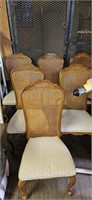 French Style Dining Room Table & 6 Chairs