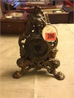Cast Iron Cherub Clock