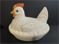 Hen on Nest Dish