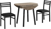 Monarch 3pc Dining Table Set - NEW $250