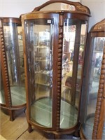 Curio Cabinet with Glass Shelves 34"w x 15"d x 70"
