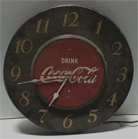 Tin Coca Cola Clock