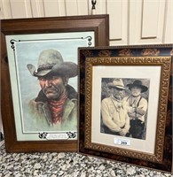 2 pcs Lonesome Dove Print and a