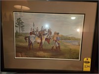 Plan Of Battle- Kennsaw Framed Print Signed & Num