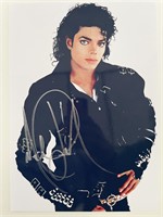 Michael Jackson signed photo