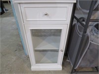 SMALL CHINA CABINET WITH GLASS DOOR 18" X 32"