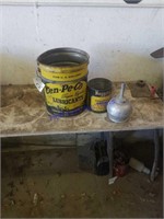 Can-Pe-Co bucket and can and separator part