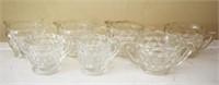 7 Fostoria American Creamer and Sugars