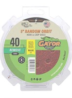 Gator 5" Random Orbit Hook & Loop Red