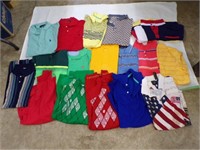 Vintage clothing men's golf shirts etc (mostly lg)