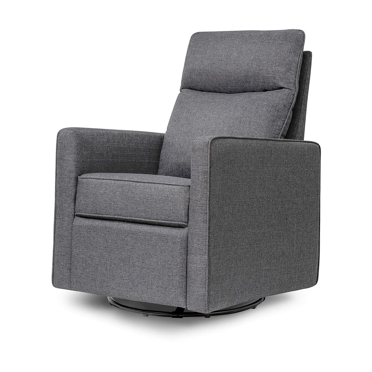 DaVinci Gabby Polyester Pillowback Swivel Glider i