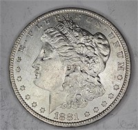 1881 o BU Grade Morgan Silver Dollar