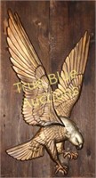 Gold Eagle on Wood Board