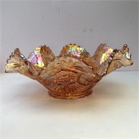 CARNIVAL GLASS BOWL