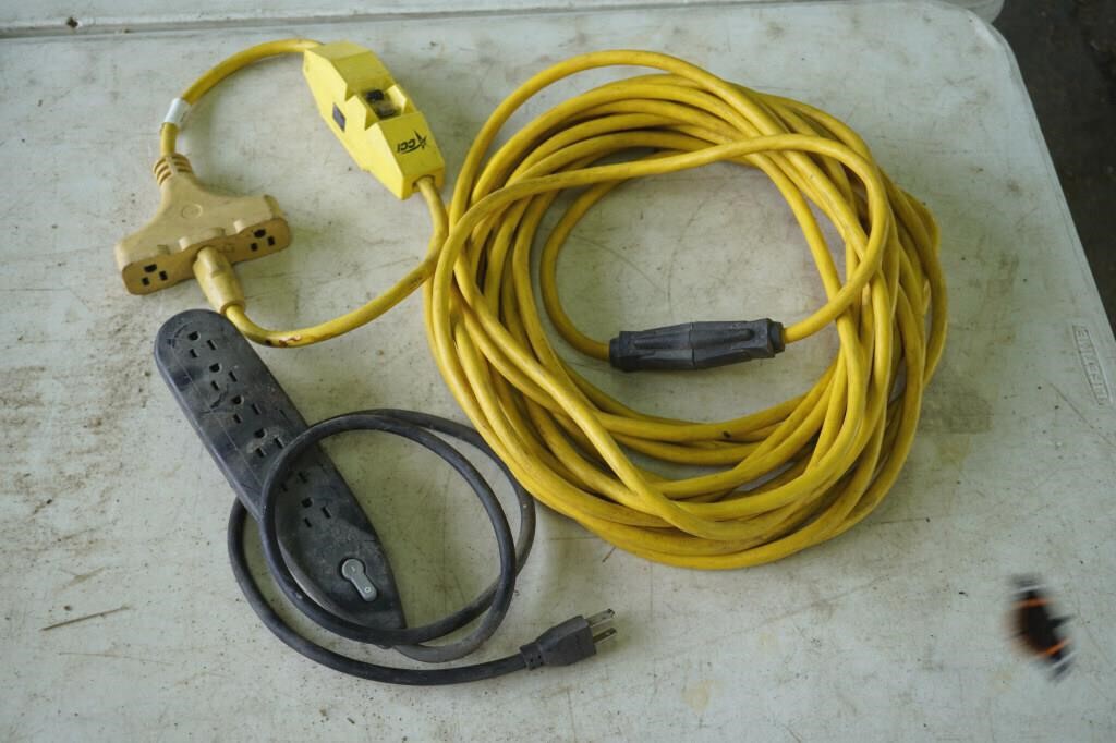 50' Extension Cord & Surge Protector