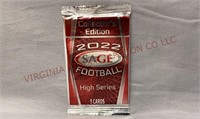 2022 Sage Football Draft High Series 5 Card Pack