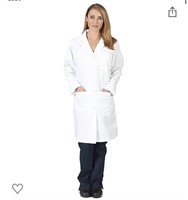New Unisex 40 inch Lab Coat Long Sleeve