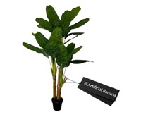 6' Artificial Banana Tree | Fake Plants | Green