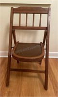 Vintage Child's Babee Tenda Folding Chair 24x14