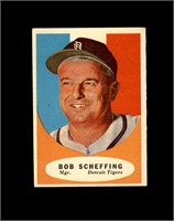 1961 Topps #223 Bob Scheffing EX to EX-MT+
