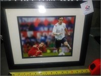 Signed soccer picture