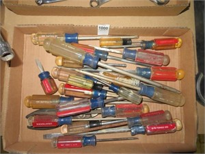 box of craftsman screwdrivers