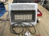 like new mr heater propane wall hanging unit