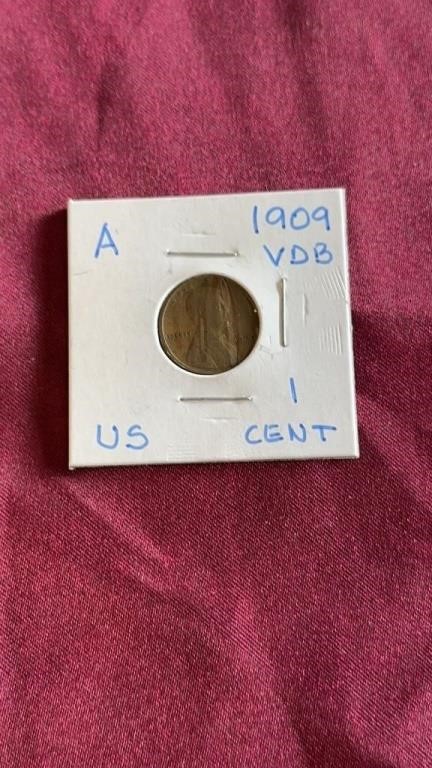 1909 One Cent VDB
