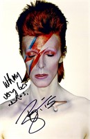 Autograph COA David Bowie Photo