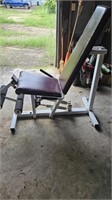 Leg press machine