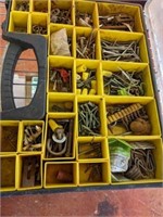 FASTENER BIN AND CONTENTS